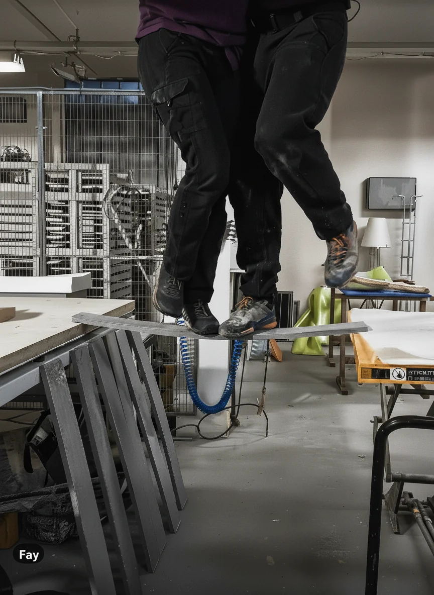 Beton flexibil — încercare de încărcare Zevnik Lab